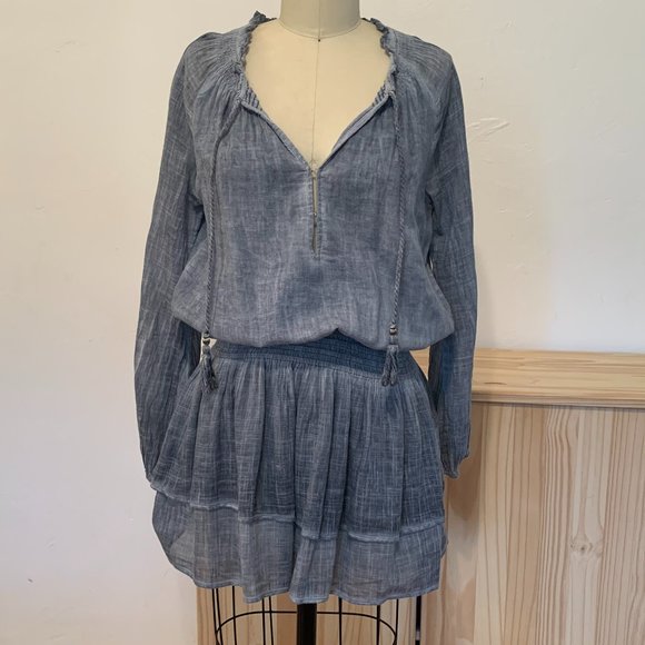 NATURAL LIFE Dresses & Skirts - Natural Life Boho Long Sleeve Mini Dress
